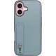 WORK26IP-BU-IP16 [iPhone 16 用 本革スマホケース/ホールドベルト付き スカイブルー]