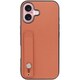 WORK26IP-FM-IP16 [iPhone 16 用 本革スマホケース/ホールドベルト付き フラミンゴ]