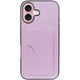 WORK28IP-LLC-IP16 [iPhone 16 用 PUレザースマホケース/カードポケット＆ストラップホール付き ライラック]