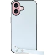 WORK33IP-BU-IP16 [iPhone 16 用 本革スマホケース/ストラップ＆ストラップホール付き シャーベットブルー]