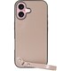 WORK33IP-CM-IP16 [iPhone 16 用 本革スマホケース/ストラップ＆ストラップホール付き モンブランキャメル]