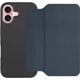 WORK38IP-NY-IP16 [iPhone 16 用 PUレザースマホケース/ストラップホール＆カードポケット付き ダークネイビー]