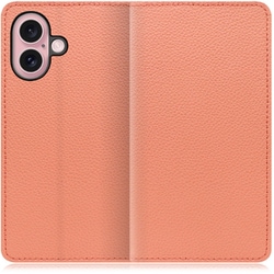 WORK47IP-FM-IP16 [iPhone 16 用 本革スマホケース/スタンド機能＆カードポケット付き フラミンゴ]
