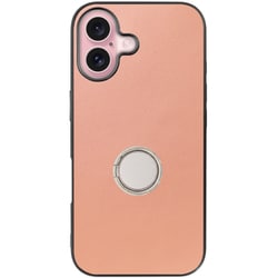 WORK48IP-RS-IP16 [iPhone 16 用 本革スマホケース/スタンド機能＆ストラップホール付き ダスティローズ]