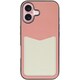 WORK49IP-PKCM-IP16 [iPhone 16 用 PUレザースマホケース/ストラップホール＆カードポケット付き ピンククリーム]