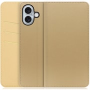 WORK13IP-NEWGD-IP16PS [iPhone 16 Plus 用 PUレザースマホケース/スタンド機能＆カードポケット付き ゴールド]