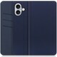 WORK13IP-NEWNY-IP16PS [iPhone 16 Plus 用 PUレザースマホケース/スタンド機能＆カードポケット付き ネイビー]