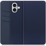 WORK13IP-NEWNY-IP16PS [iPhone 16 Plus 用 PUレザースマホケース/スタンド機能＆カードポケット付き ネイビー]