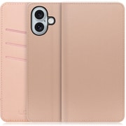 WORK13IP-NEWPK-IP16PS [iPhone 16 Plus 用 PUレザースマホケース/スタンド機能＆カードポケット付き シャンパンローズ]