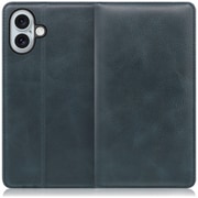 WORK14IP-TG-IP16PS [iPhone 16 Plus 用 本革スマホケース/スタンド機能＆カードポケット付き テールグリーン]