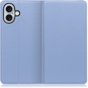 WORK16IP-BU-IP16PS [iPhone 16 Plus 用 本革スマホケース/スタンド機能＆カードポケット付き ブラック]