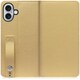 WORK23IP-YL-IP16PS [iPhone 16 Plus 用 ベルト付きの本革スマホケース/スタンド機能＆カードポケット付き ジャスミンイエロー]