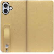 WORK23IP-YL-IP16PS [iPhone 16 Plus 用 ベルト付きの本革スマホケース/スタンド機能＆カードポケット付き ジャスミンイエロー]