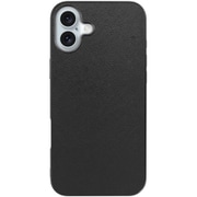 WORK24IP-BK-IP16PS [iPhone 16 Plus 用 PUレザースマホケース/ストラップホール付き ブラック]
