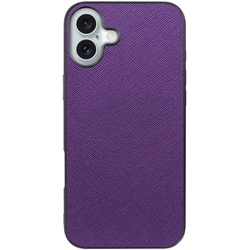WORK24IP-VL-IP16PS [iPhone 16 Plus 用 レザースマホケース/ストラップホール付き バイオレット]