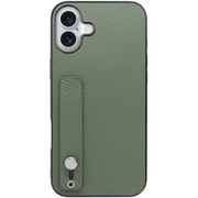 WORK26IP-DG-IP16PS [iPhone 16 Plus 用 本革スマホケース/ホールドベルト付き ダルグリーン]