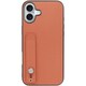 WORK26IP-FM-IP16PS [iPhone 16 Plus 用 本革スマホケース/ホールドベルト付き フラミンゴ]