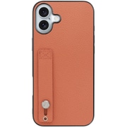 WORK26IP-FM-IP16PS [iPhone 16 Plus 用 本革スマホケース/ホールドベルト付き フラミンゴ]