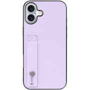 WORK26IP-PL-IP16PS [iPhone 16 Plus 用 本革スマホケース/ホールドベルト付き ラベンダー]