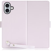 WORK29IP-PL-IP16PS [iPhone 16 Plus 用 本革スマホケース/スタンド機能＆ストラップホール付き ブルーベリーパープル]