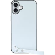 WORK33IP-BU-IP16PS [iPhone 16 Plus 用 本革スマホケース/ストラップ＆ストラップホール付き シャーベットブルー]