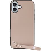 WORK33IP-CM-IP16PS [iPhone 16 Plus 用 本革スマホケース/ストラップ＆ストラップホール付き モンブランキャメル]
