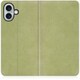 WORK34IP-GN-IP16PS [iPhone 16 Plus 用 PUレザースマホケース/スタンド機能＆カードポケット付き サマーグリーン]