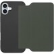 WORK39IP-EG-IP16PS [iPhone 16 Plus 用 PUレザースマホケース/ストラップホール＆カードポケット付き エバーグリーン]