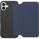 WORK39IP-NY-IP16PS [iPhone 16 Plus 用 PUレザースマホケース/ストラップホール＆カードポケット付き ネイビー]