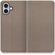 WORK47IP-GB-IP16PS [iPhone 16 Plus 用 本革スマホケース/スタンド機能＆カードポケット付き グレージュ]