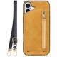 WORK54IP-YL-IP16PS [iPhone 16 Plus 用 背面型スマホショルダーケース/ロングストラップ＆カードポケット付き ゴールデンイエロー]
