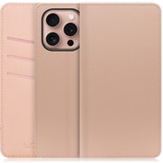 WORK13IP-NEWPK-IP16PRO [iPhone 16 Pro 用 PUレザースマホケース/スタンド機能＆カードポケット付き シャンパンローズ]