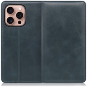 WORK14IP-TG-IP16PRO [iPhone 16 Pro 用 本革スマホケース/スタンド機能＆カードポケット付き テールグリーン]