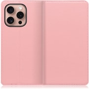 WORK16IP-PK-IP16PRO [iPhone 16 Pro 用 本革スマホケース/スタンド機能＆カードポケット付き ピンク]