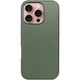 WORK25IP-DG-IP16PRO [iPhone 16 Pro 用 本革スマホケース/ストラップホール付き ダルグリーン]