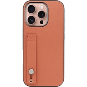 WORK26IP-FM-IP16PRO [iPhone 16 Pro 用 本革スマホケース/ホールドベルト付き フラミンゴ]