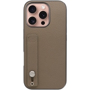 WORK26IP-GB-IP16PRO [iPhone 16 Pro 用 本革スマホケース/ホールドベルト付き グレージュ]