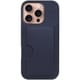 WORK28IP-NY-IP16PRO [iPhone 16 Pro 用 PUレザースマホケース/カードポケット＆ストラップホール付き ネイビー]