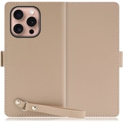 WORK29IP-CM-IP16PRO [iPhone 16 Pro 用 本革スマホケース/スタンド機能＆ストラップホール付き モンブランキャメル]