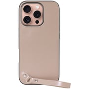 WORK33IP-CM-IP16PRO [iPhone 16 Pro 用 本革スマホケース/ストラップ＆ストラップホール付き モンブランキャメル]