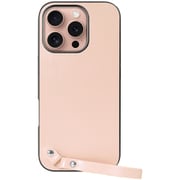WORK33IP-PK-IP16PRO [iPhone 16 Pro 用 本革スマホケース/ストラップ＆ストラップホール付き ピーチピンク]