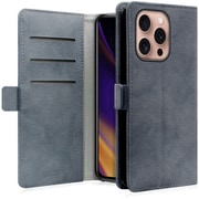 WORK34MAGIP-BU-IP16PRO [iPhone 16 Pro 用 PUレザースマホケース/スタンド機能＆カードポケット＆ベルト付き ウィンターブルー]