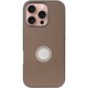 WORK48IP-BN-IP16PRO [iPhone 16 Pro 用 本革スマホケース/スタンド機能＆ストラップホール付き ラテブラウン]
