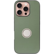 WORK48IP-GN-IP16PRO [iPhone 16 Pro 用 本革スマホケース/スタンド機能＆ストラップホール付き ホーリーグリーン]