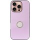 WORK48IP-PL-IP16PRO [iPhone 16 Pro 用 本革スマホケース/スタンド機能＆ストラップホール付き ラベンダーパープル]