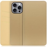 WORK13IP-NEWGD-IP16PM [iPhone 16 Pro Max 用 PUレザースマホケース/スタンド機能＆カードポケット付き ゴールド]