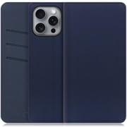 WORK13IP-NEWNY-IP16PM [iPhone 16 Pro Max 用 PUレザースマホケース/スタンド機能＆カードポケット付き ネイビー]