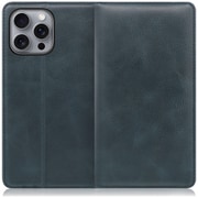 WORK14IP-TG-IP16PM [iPhone 16 Pro Max 用 本革スマホケース/スタンド機能＆カードポケット付き テールグリーン]
