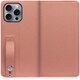 WORK23IP-FM-IP16PM [iPhone 16 Pro Max 用 ベルト付きの本革スマホケース/スタンド機能＆カードポケット付き フラミンゴ]