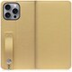 WORK23IP-YL-IP16PM [iPhone 16 Pro Max 用 ベルト付きの本革スマホケース/スタンド機能＆カードポケット付き ジャスミンイエロー]